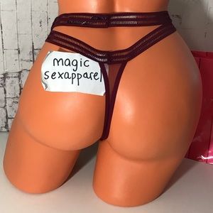 VS XS XL VERY SEXY CUT OUT STRAPPY THONG PANTY